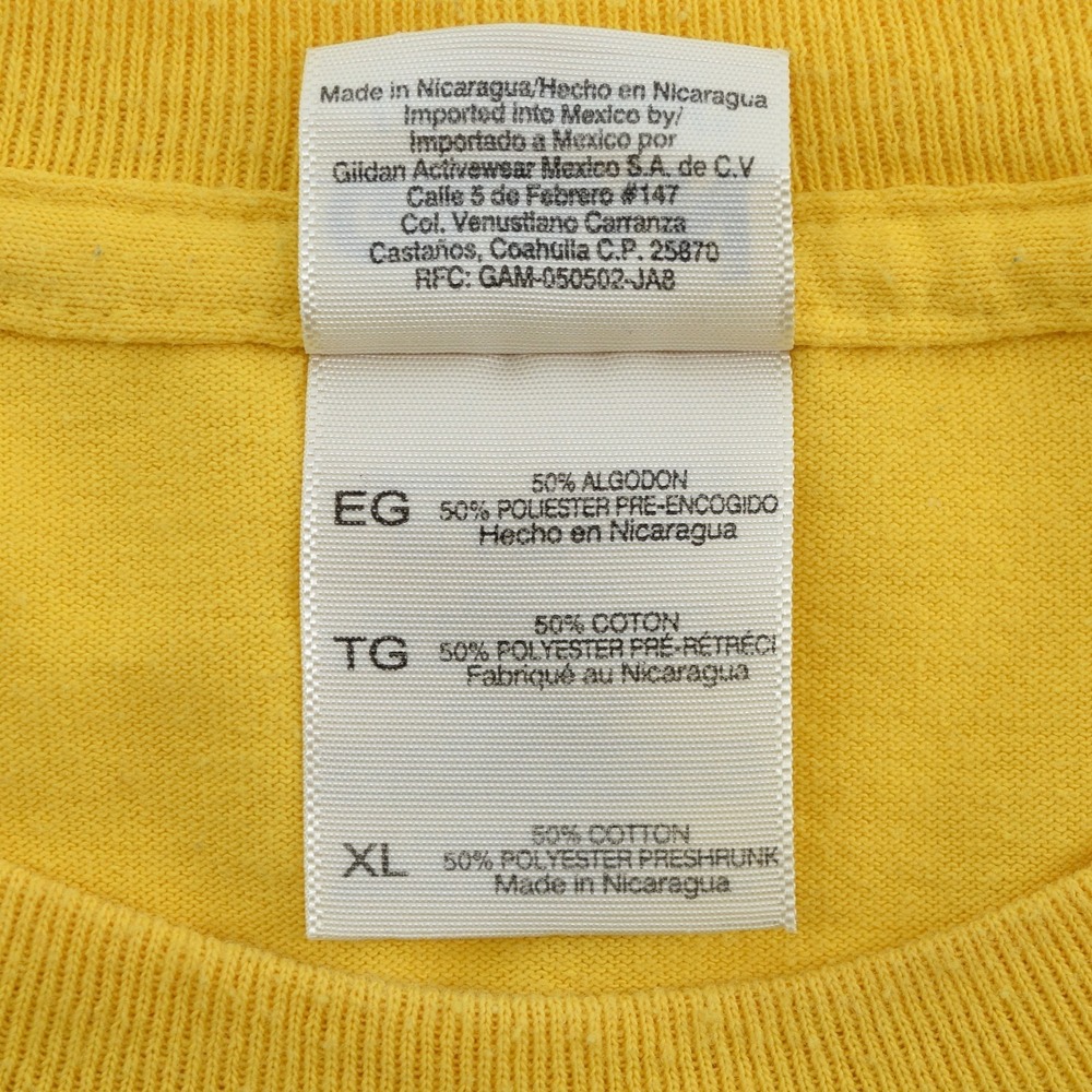 Harley Davidson Mens XL Yellow Buds Evansville IN Boot Scootin Biker Graphic Tee - Picture 6 of 12